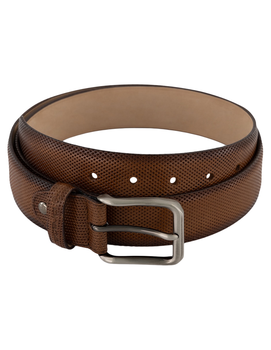 Cinturón de piel para hombre