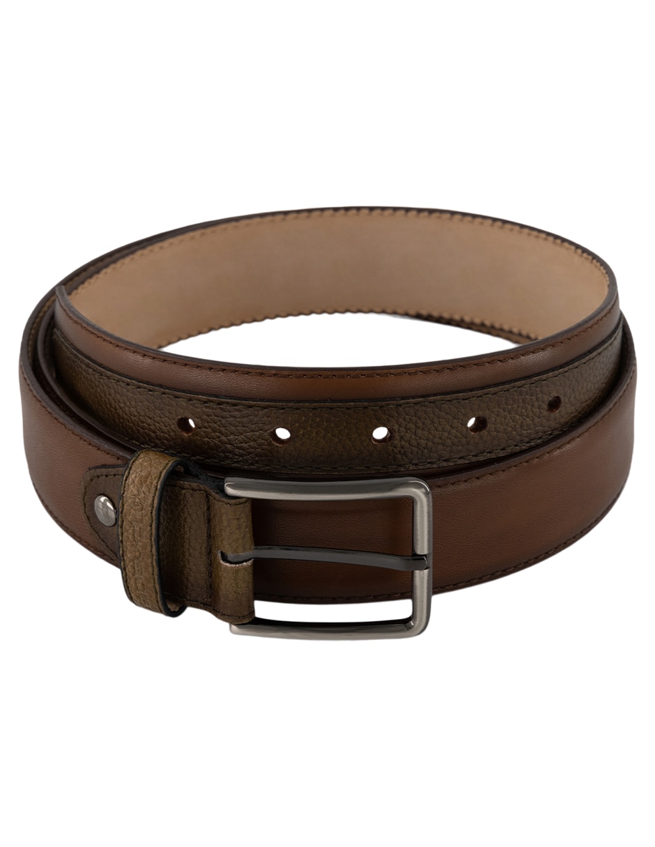 Cinturón de piel para hombre
