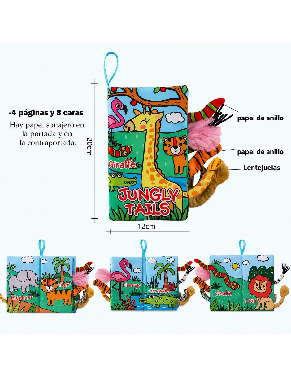 Set de libros sensoriales con sonido 6