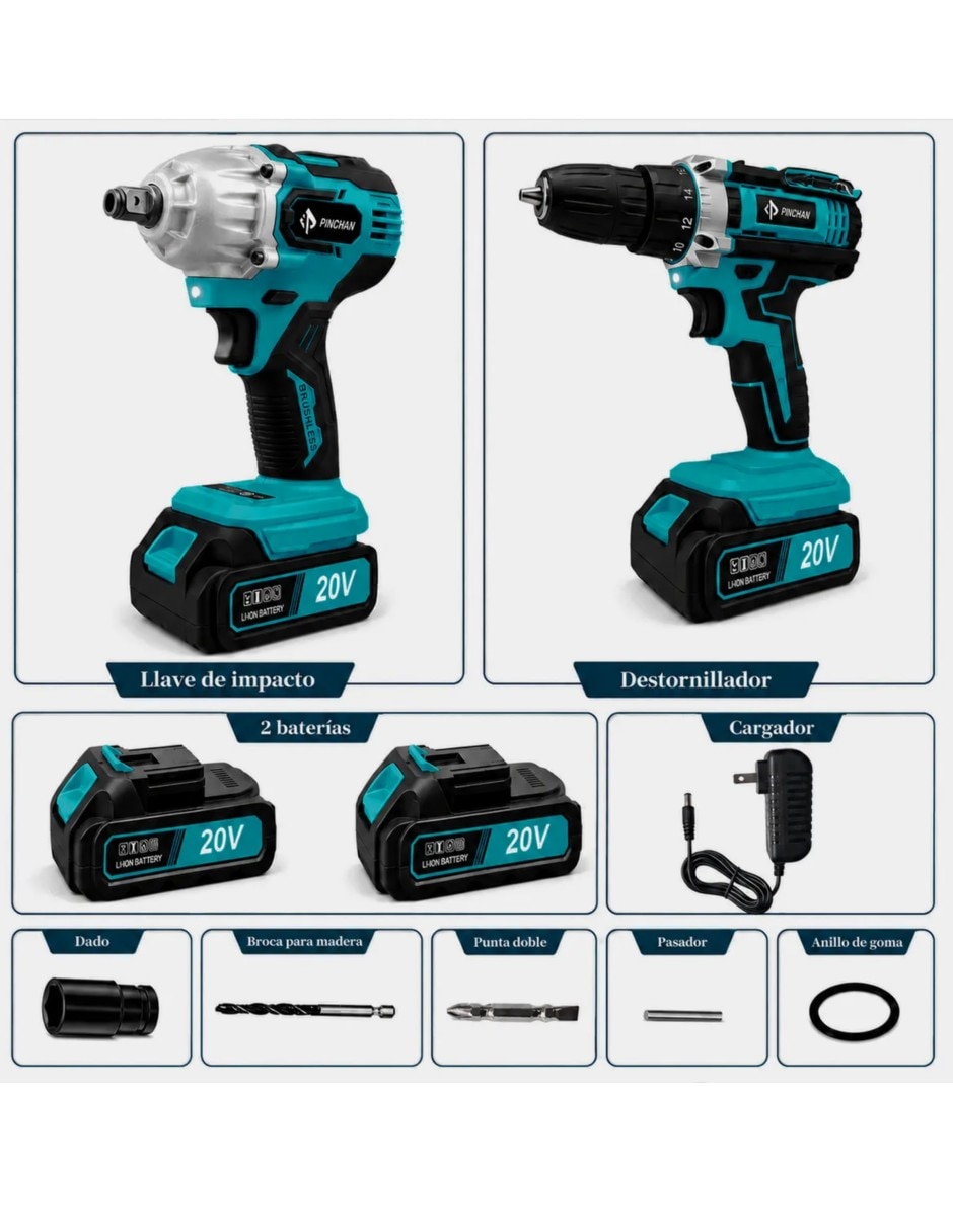 Taladro inalámbrico Stornillador de 110-130 V 3