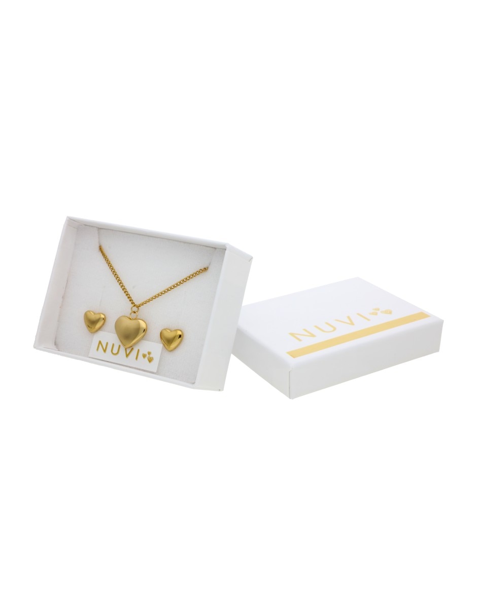 Set de collar y aretes Nuvi