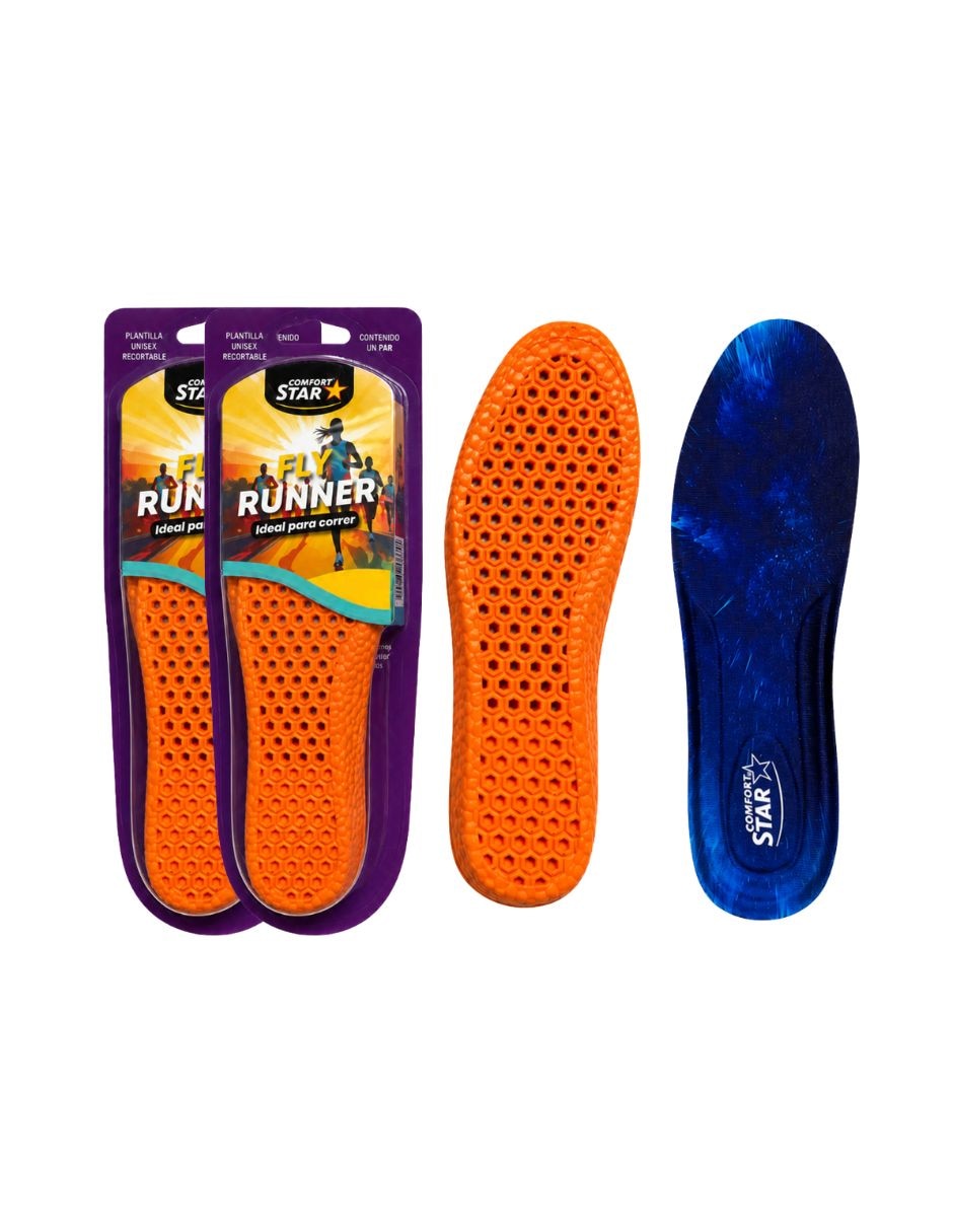 Set plantilla deportiva Comfort Star de poliuretano
