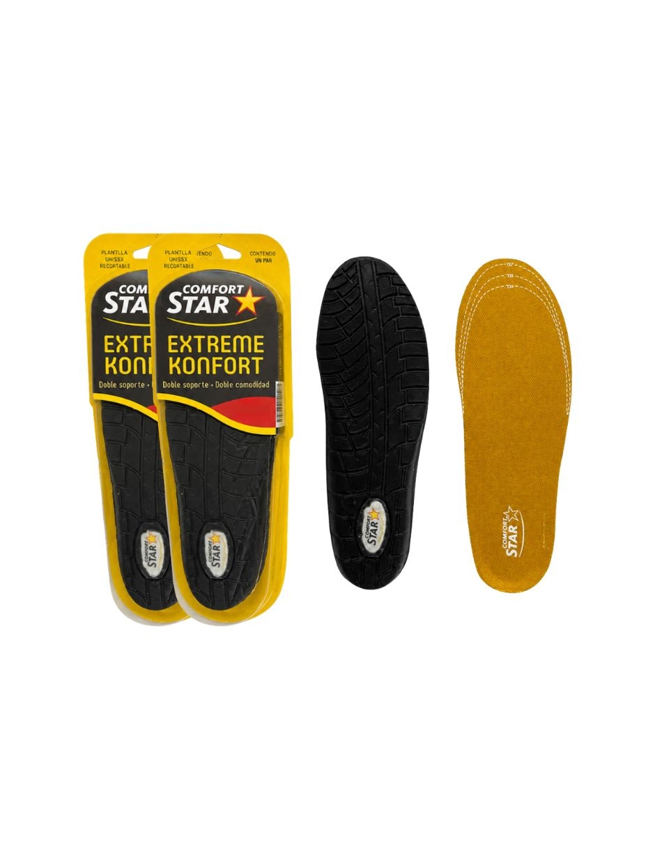 Set plantilla deportiva Comfort Star de poliuretano