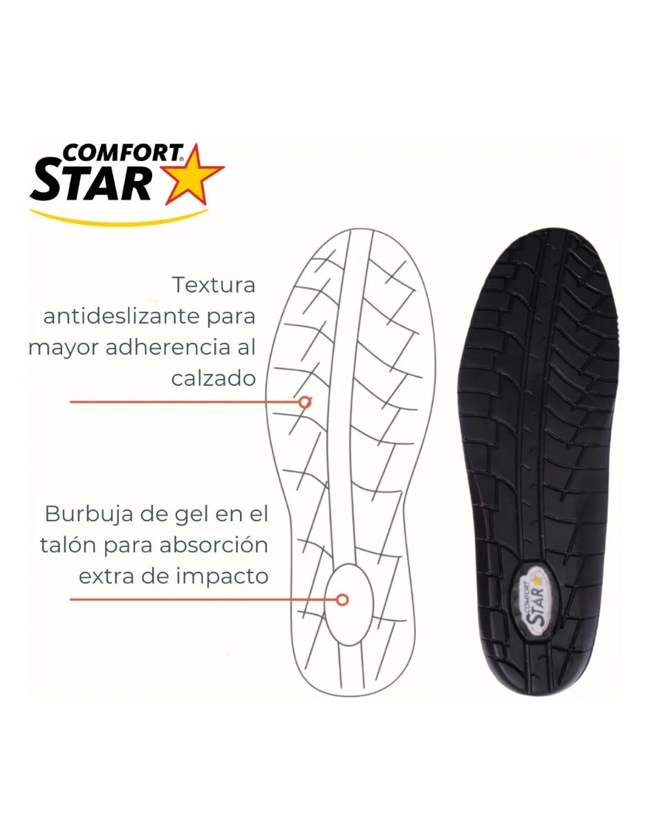 Set plantilla deportiva Comfort Star de poliuretano