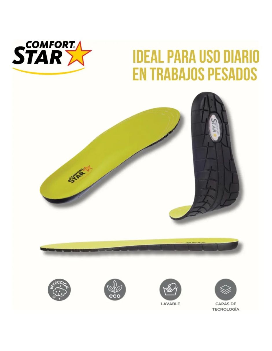 Set plantilla deportiva Comfort Star de poliuretano