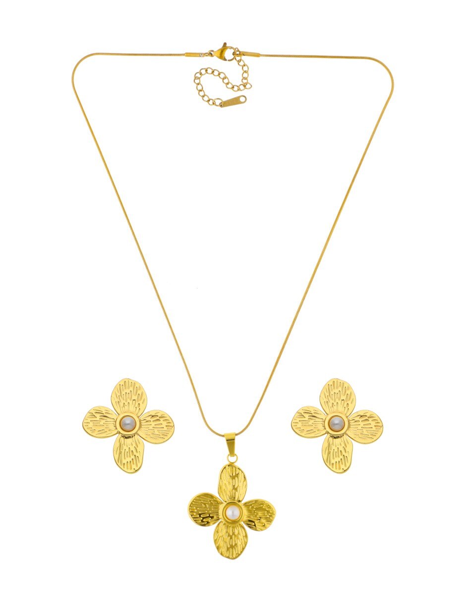 Set de collar y aretes Nuvi