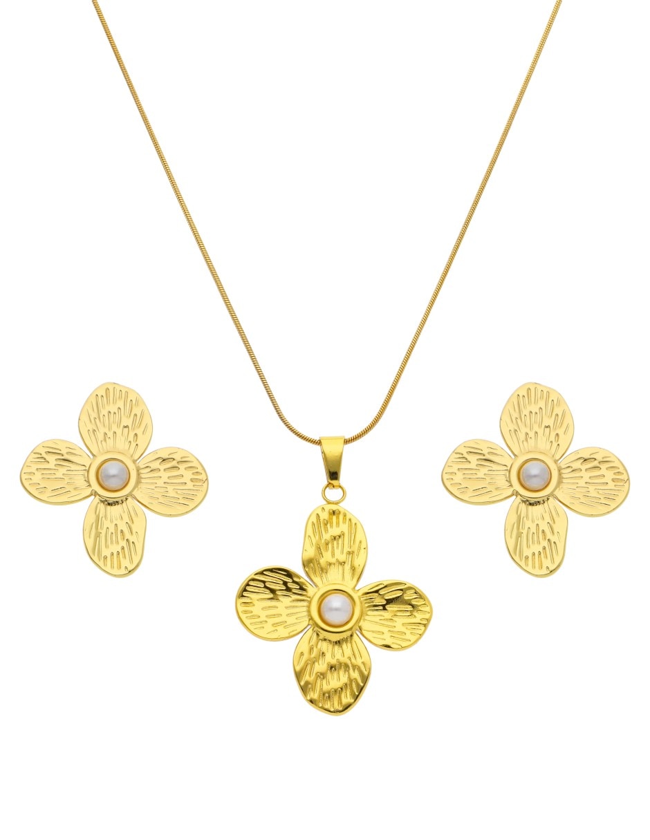 Set de collar y aretes Nuvi