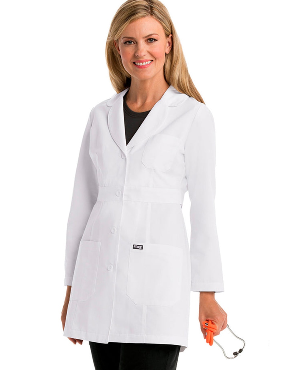Bata médica Grey's Anatomy estilo regular para mujer