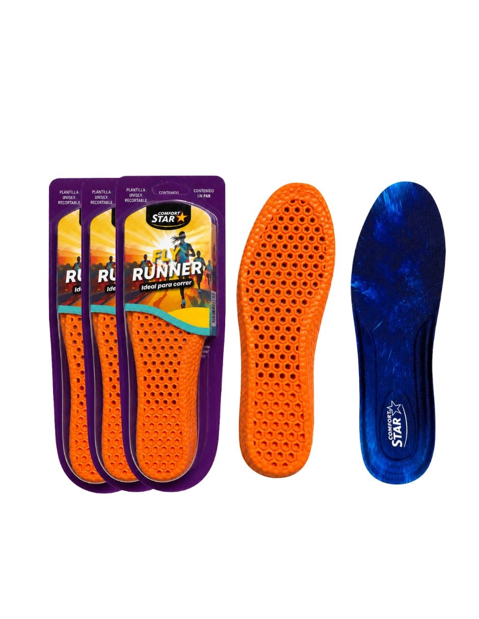 Set plantilla deportiva Comfort Star de poliuretano