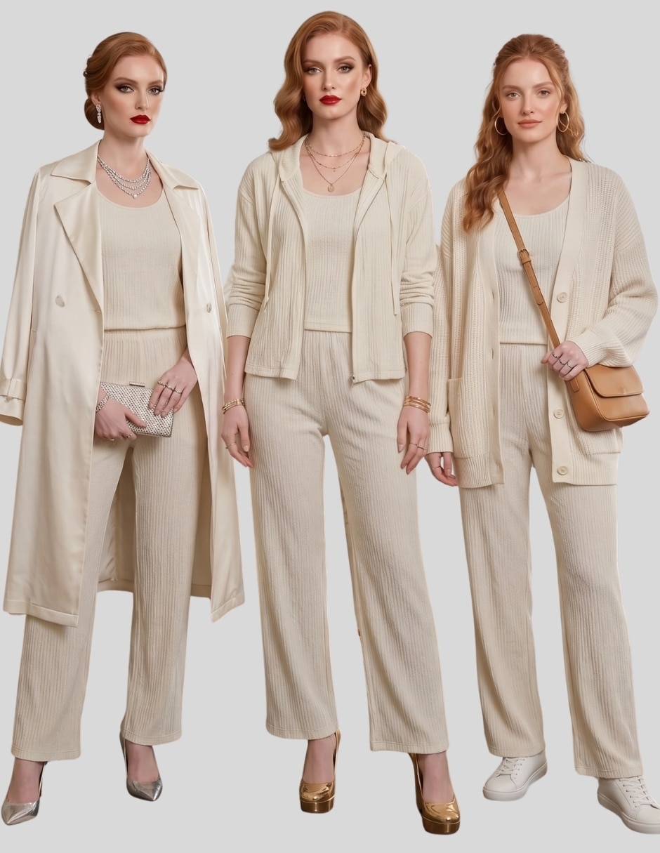 Conjunto Malabis 4 piezas para mujer