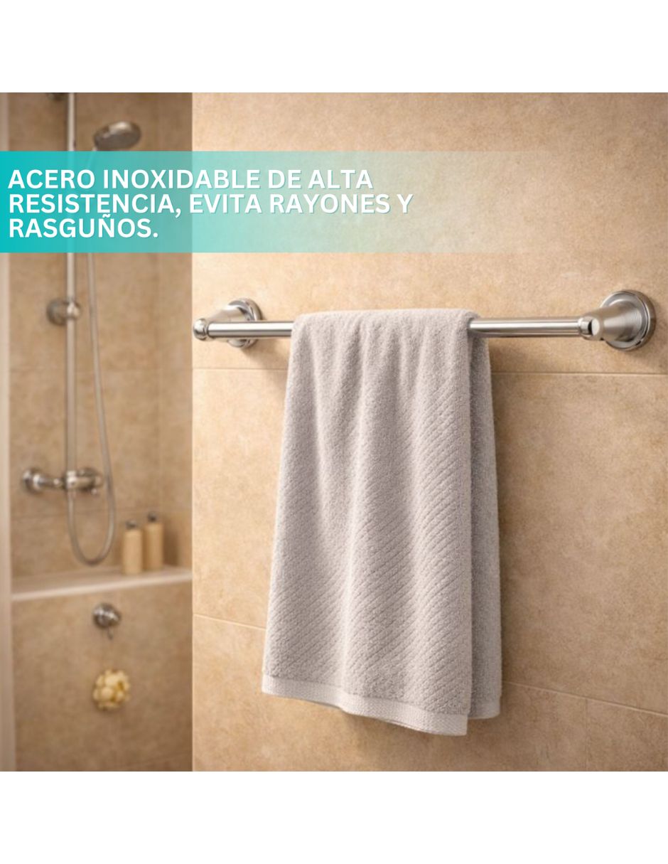 Juego de accesorios para baño de acero inoxidable 6 piezas 2