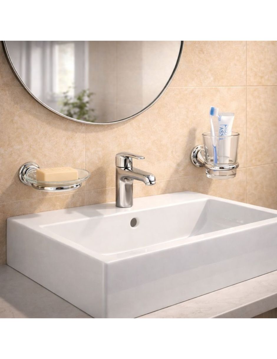 Juego de accesorios para baño de acero inoxidable 6 piezas 3