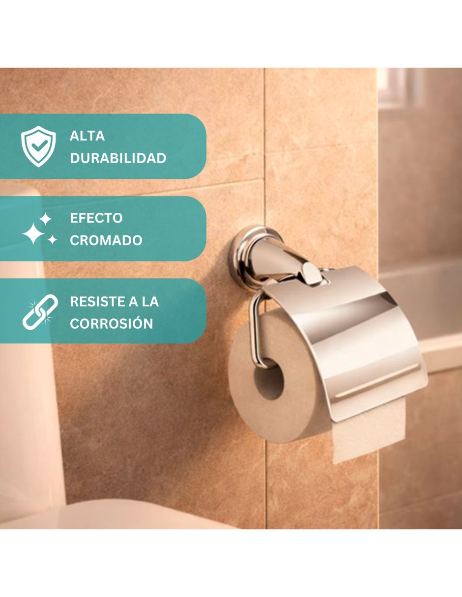 Juego de accesorios para baño de acero inoxidable 6 piezas 4