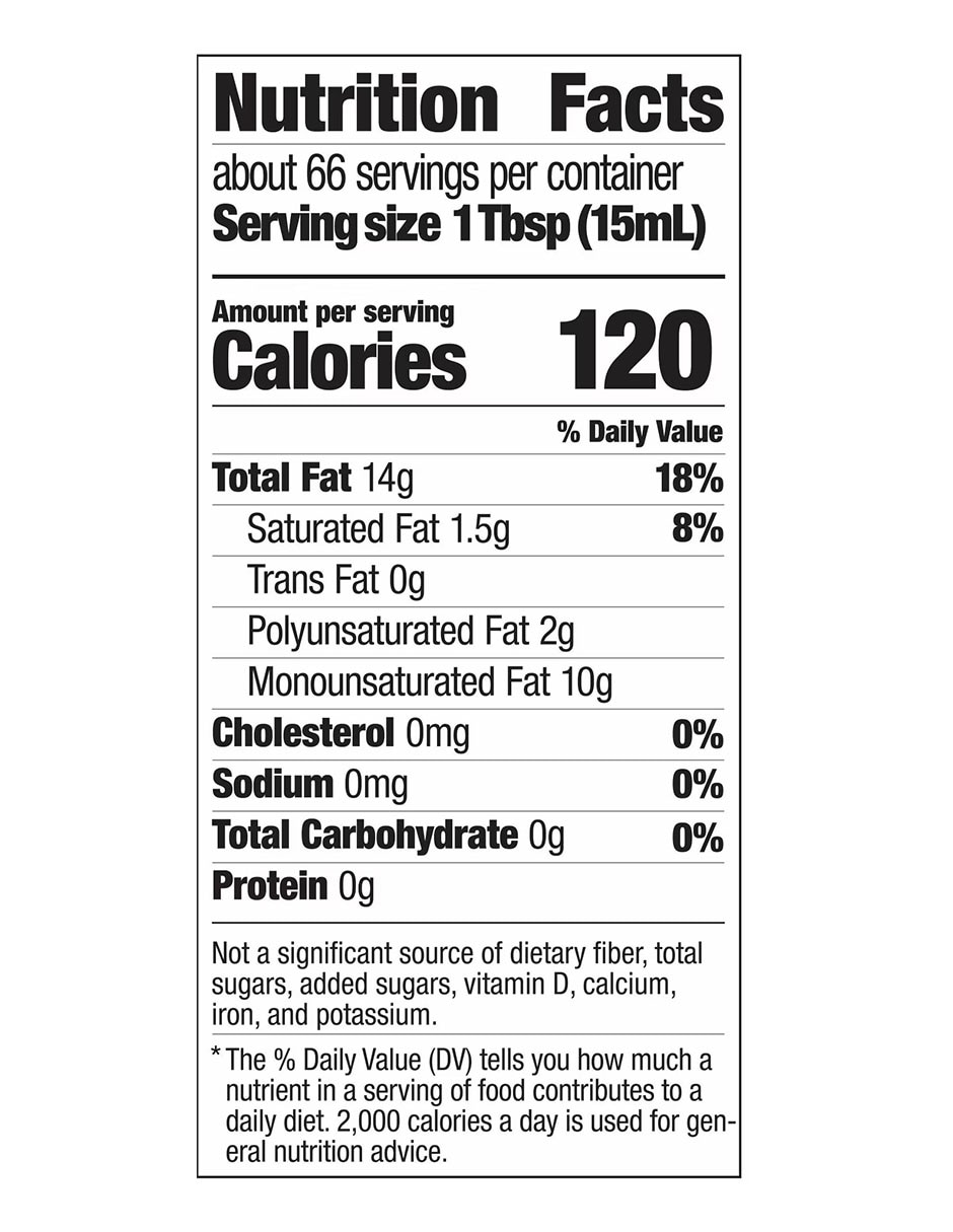 Aceite de aguacate Betterbody Foods
