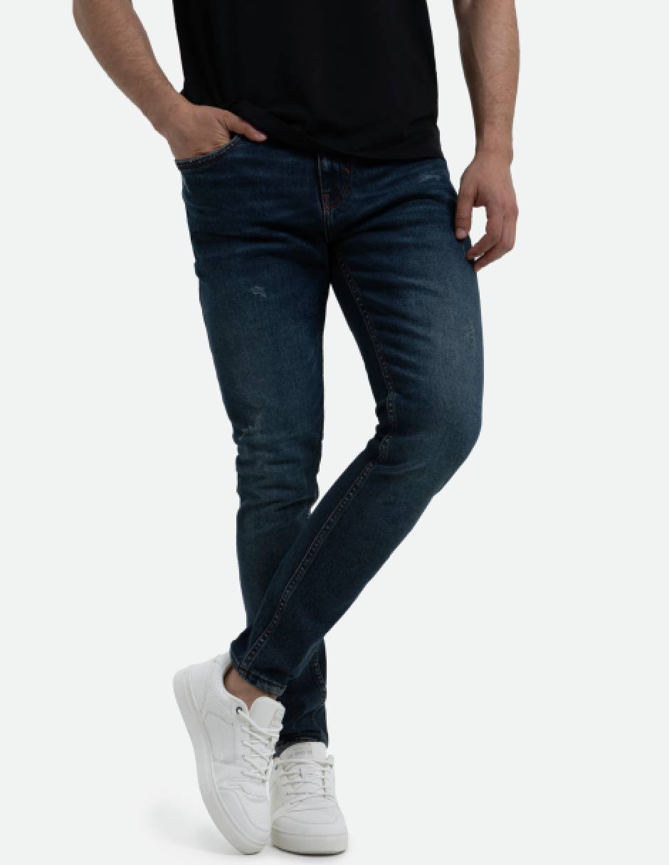 Jeans Skinny desgastado para hombre Jeans Skinny desgastado para hombre