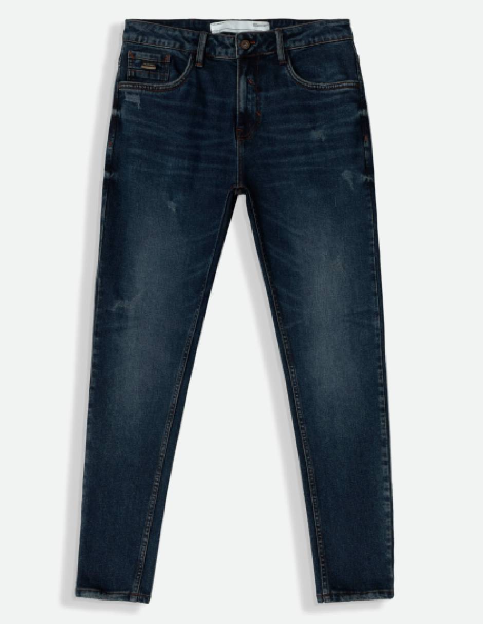 Jeans Skinny desgastado para hombre 6