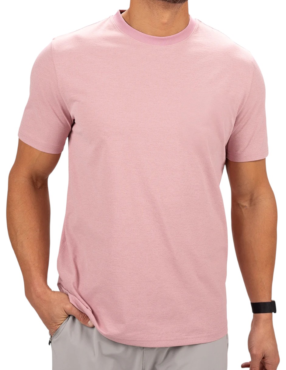 Playera Slub T SS cuello redondo para hombre 1