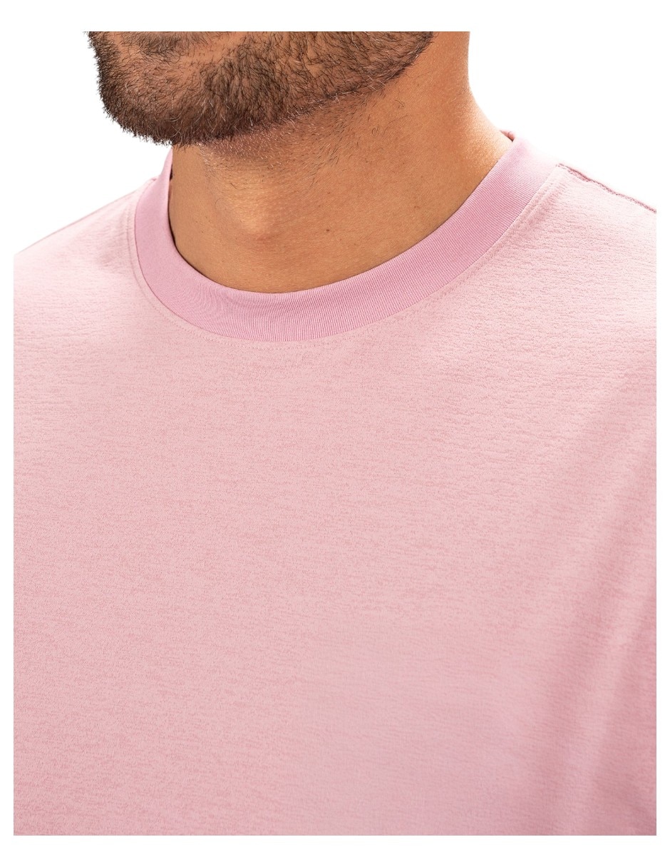 Playera Slub T SS cuello redondo para hombre 4