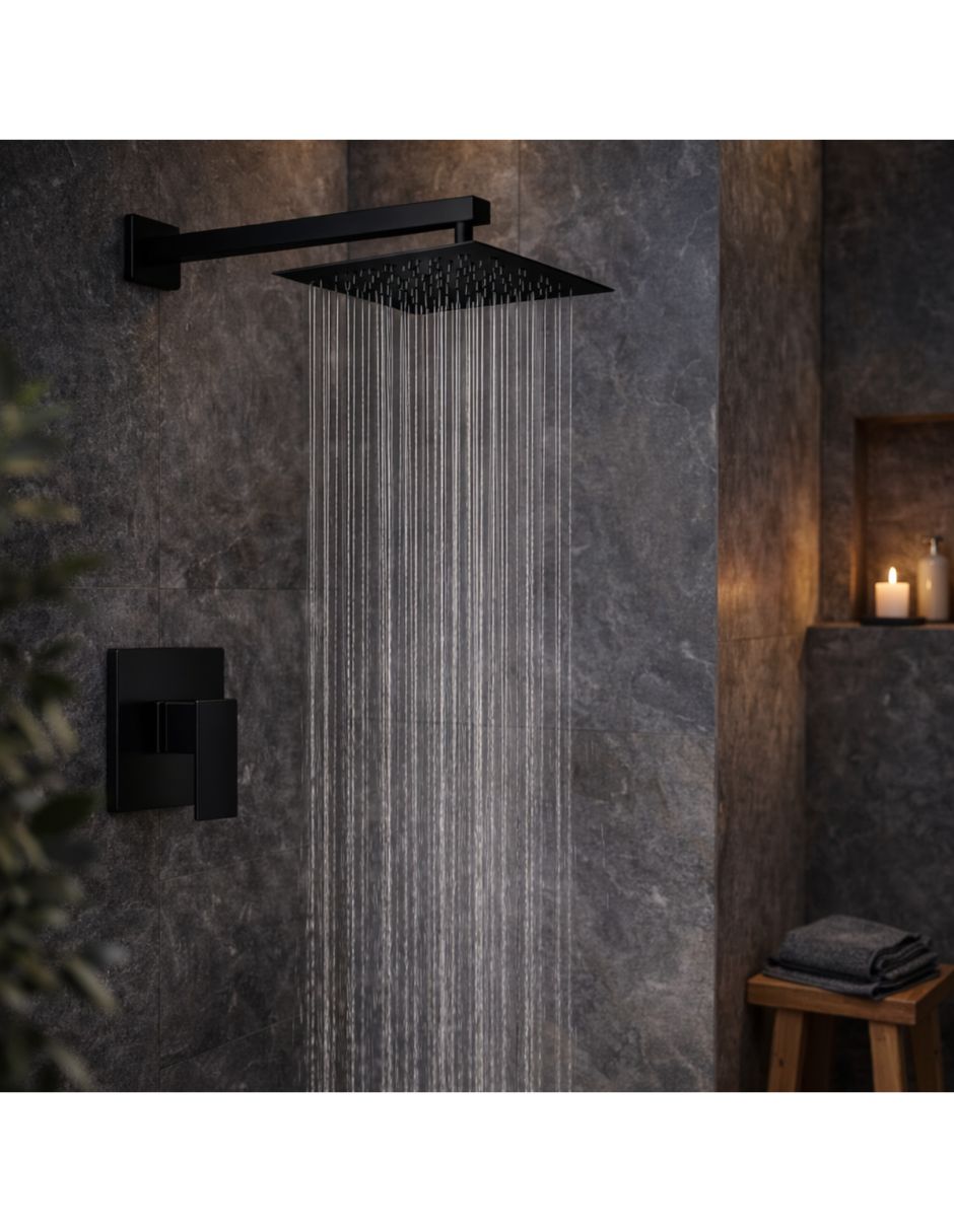 Juego de accesorios para baño de acero inoxidable 3 piezas 5