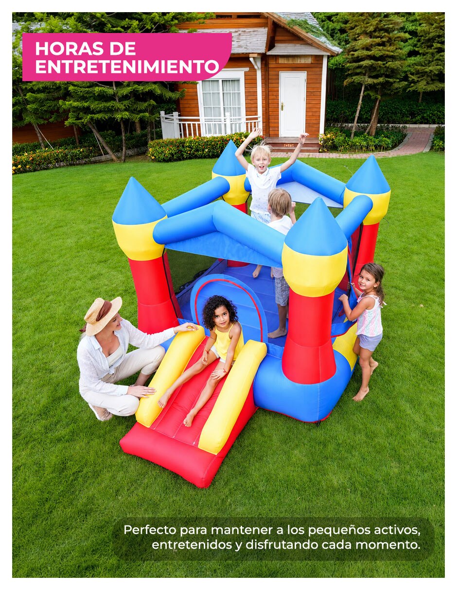 Brincolin inflable forma de Cuadrada Lvel Kids 5
