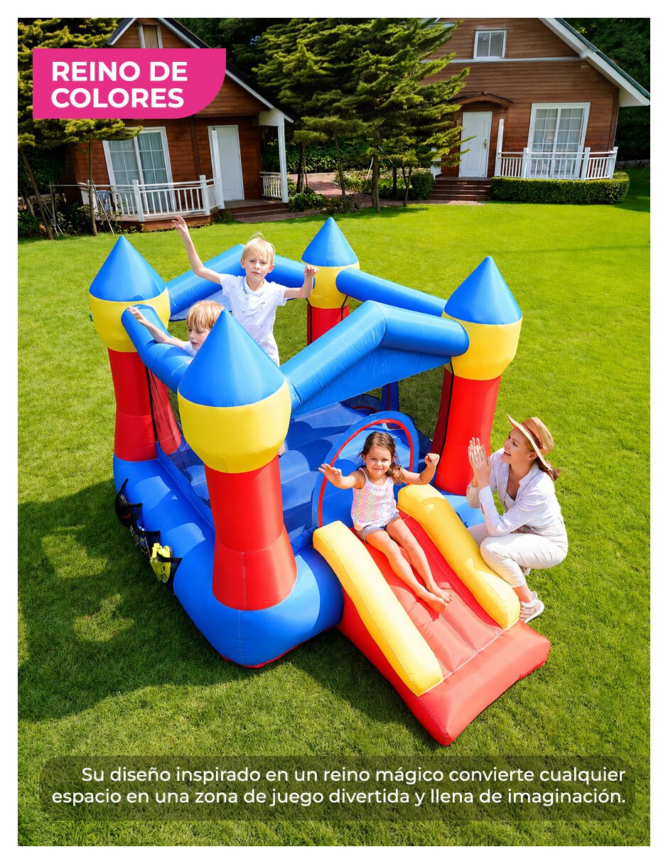 Brincolin inflable forma de Cuadrada Lvel Kids