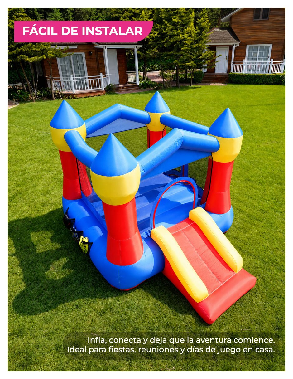 Brincolin inflable forma de Cuadrada Lvel Kids