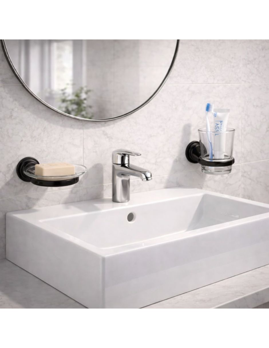 Juego de accesorios para baño de acero inoxidable 6 piezas 4