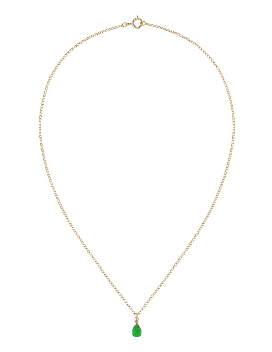 Collar con dije de gota de oro 10 K 2