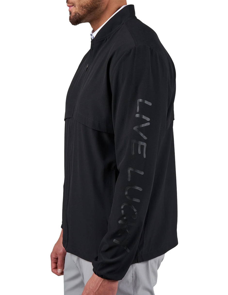 Chamarra casual Black Clover Motto Z con bolsillos para hombre