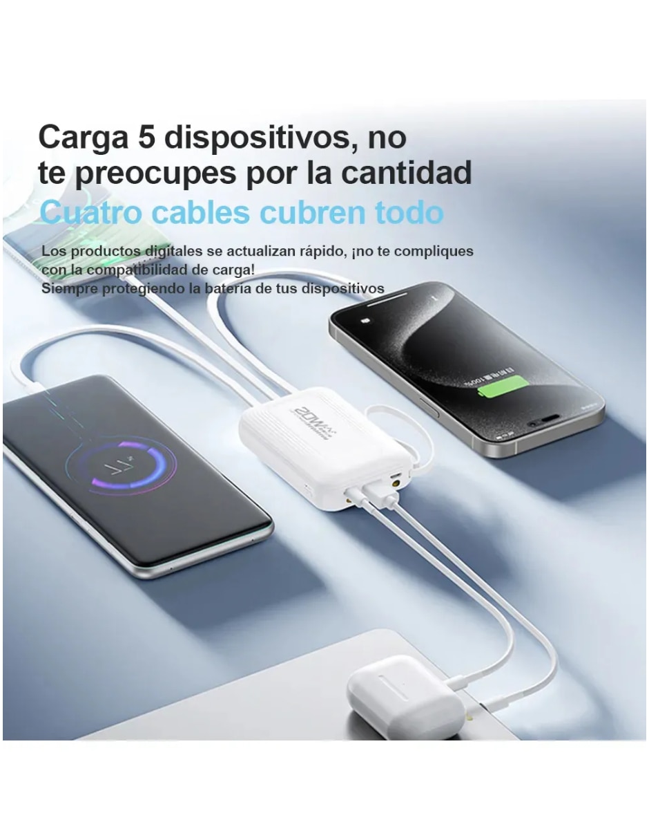 Batería portátil 10000 mAh 3