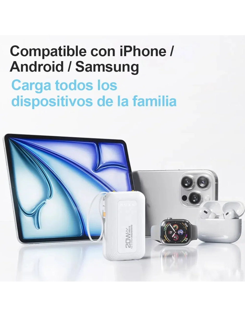 Batería portátil 10000 mAh 4