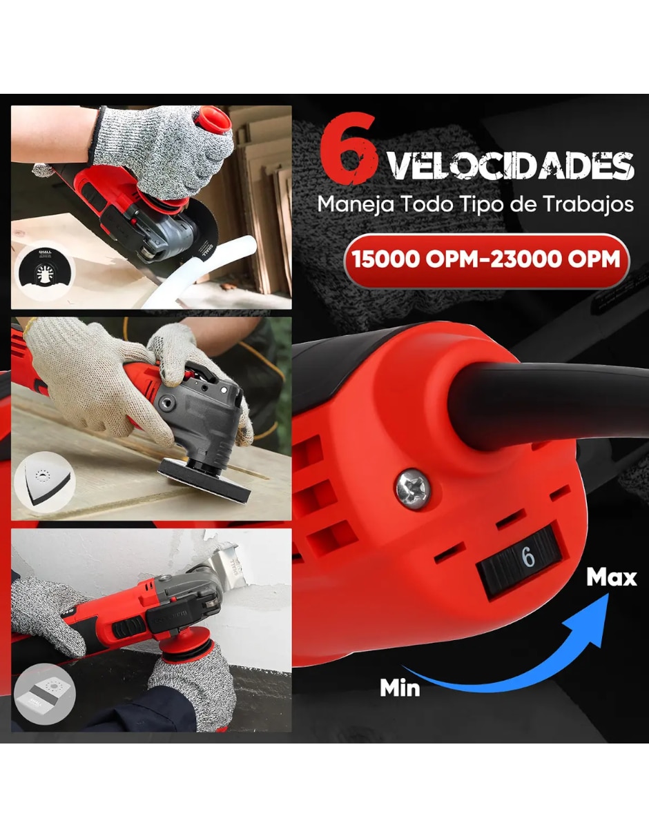 Multiherramienta inalámbrica multi oscilante 3