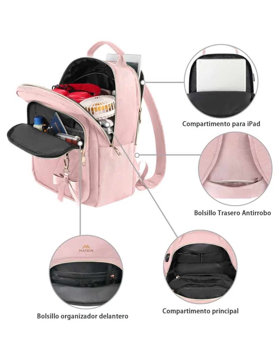 Set mochila casual para mujer 4