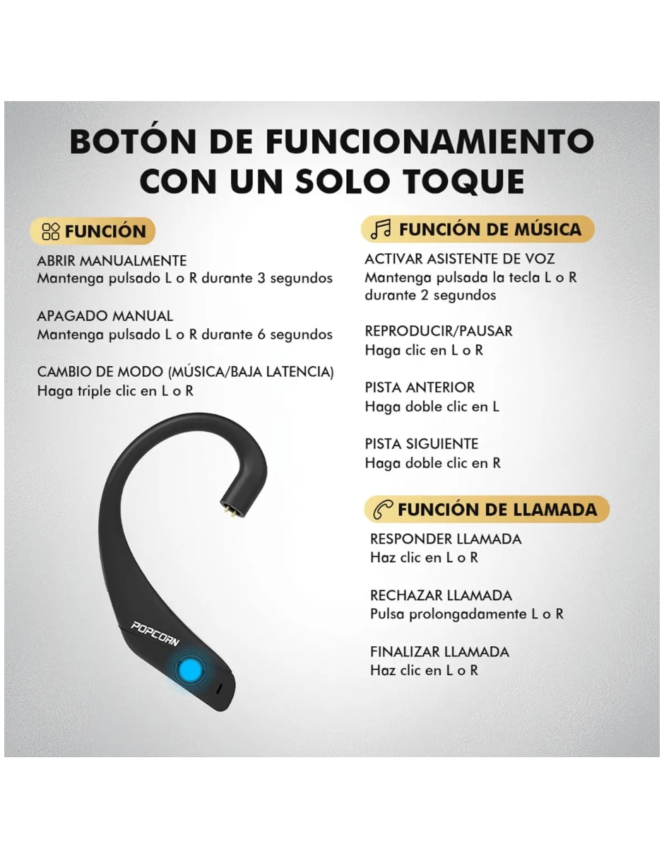 Audífonos In-Ear inalámbricos con cacelación de ruido 3