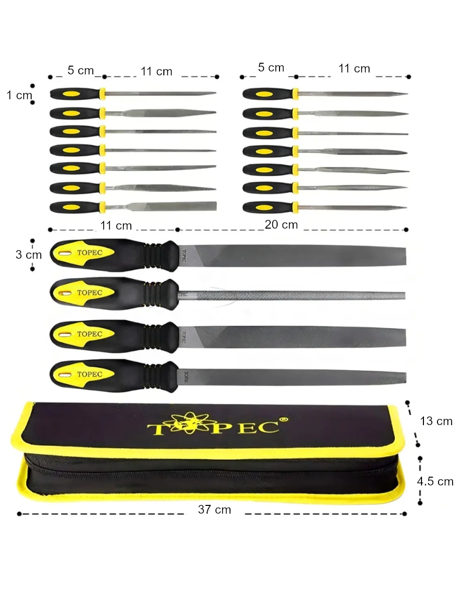 Kit herramienta lima 4