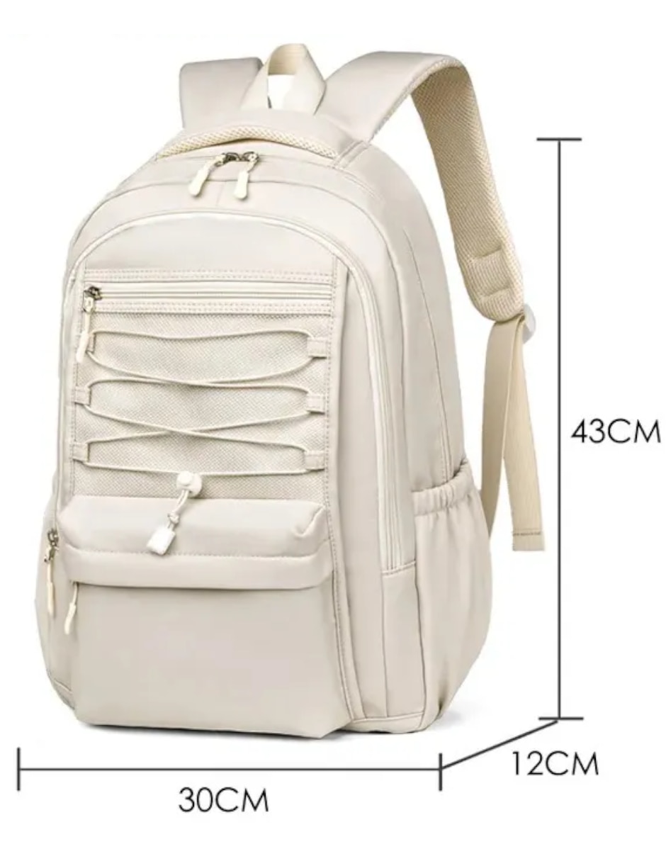 Mochila con portalaptop Genérica impermeable unisex