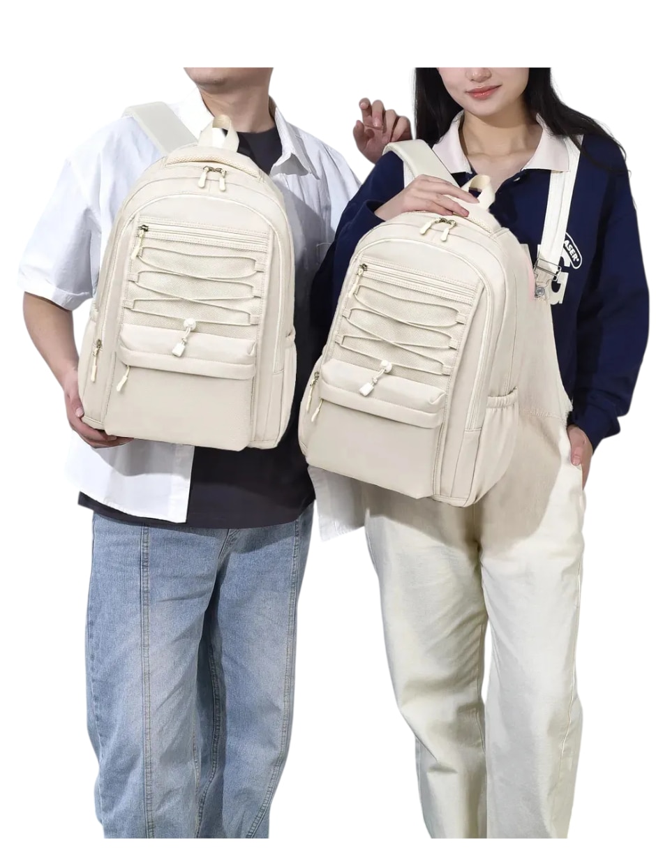 Mochila con portalaptop Genérica impermeable unisex
