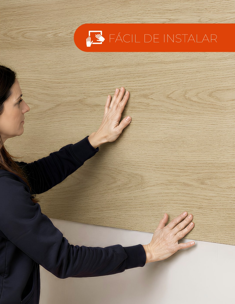 Panel decorativo lavable rectangular 3