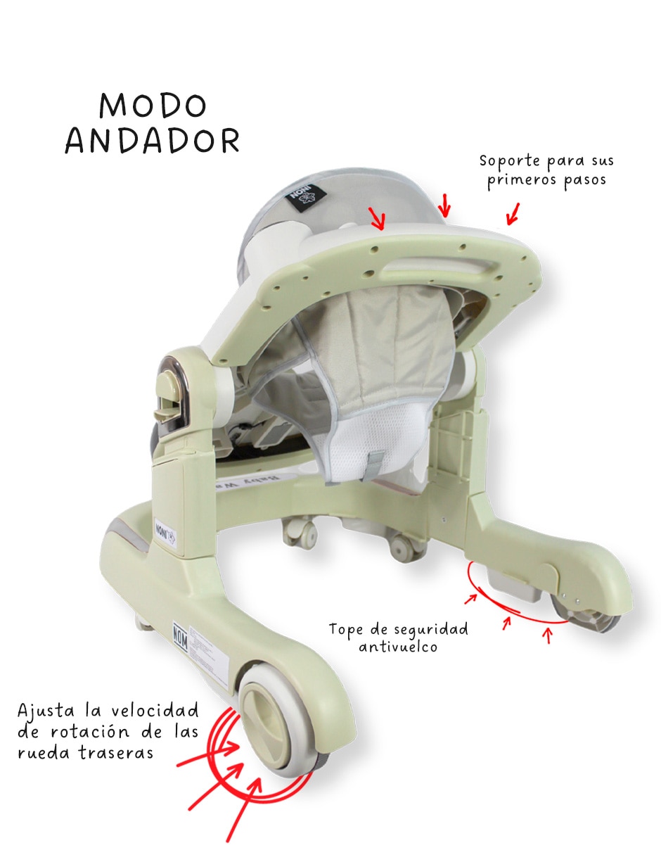 Andadera 2 en 1 unisex 5