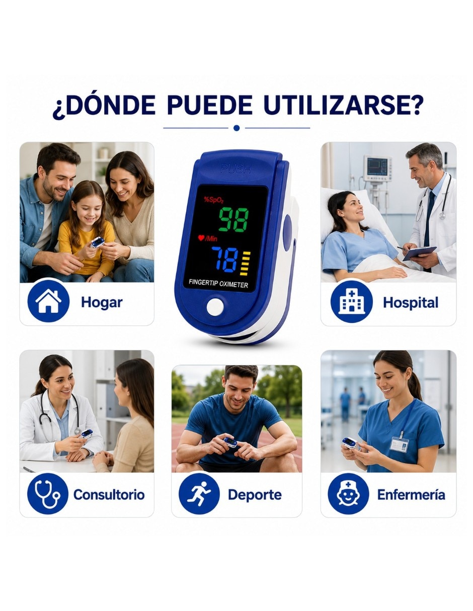 Oxímetro de dedo D120 5