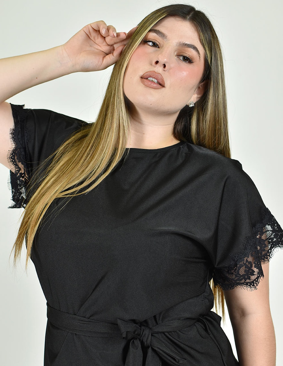 Blusa Roman Fashion manga corta para mujer