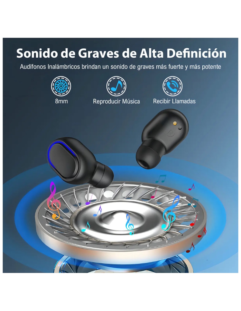 Audífonos In-Ear Genérica inalámbrica con cancelación de ruido