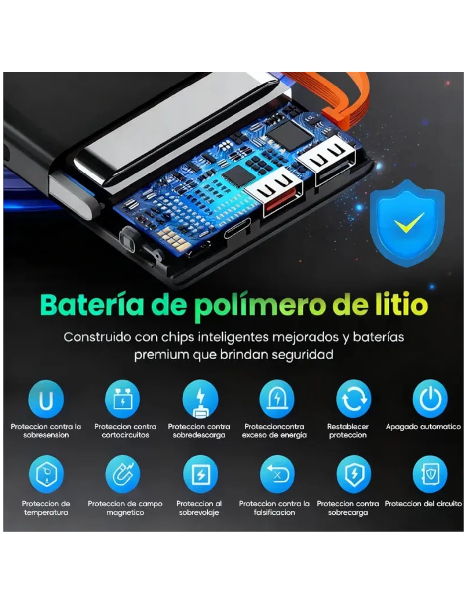 Batería portátil 46200 mAh 3