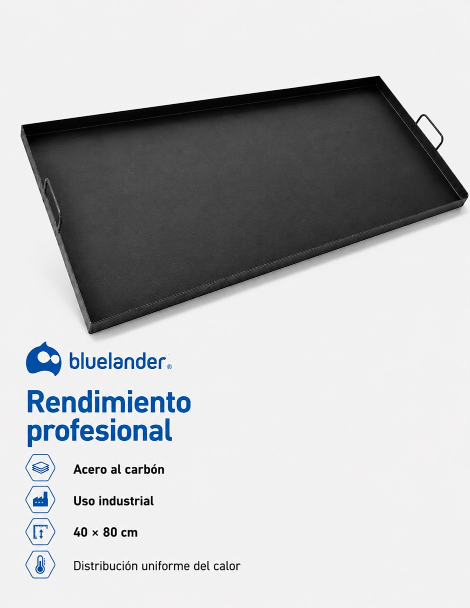 Comal Plancha acero 5