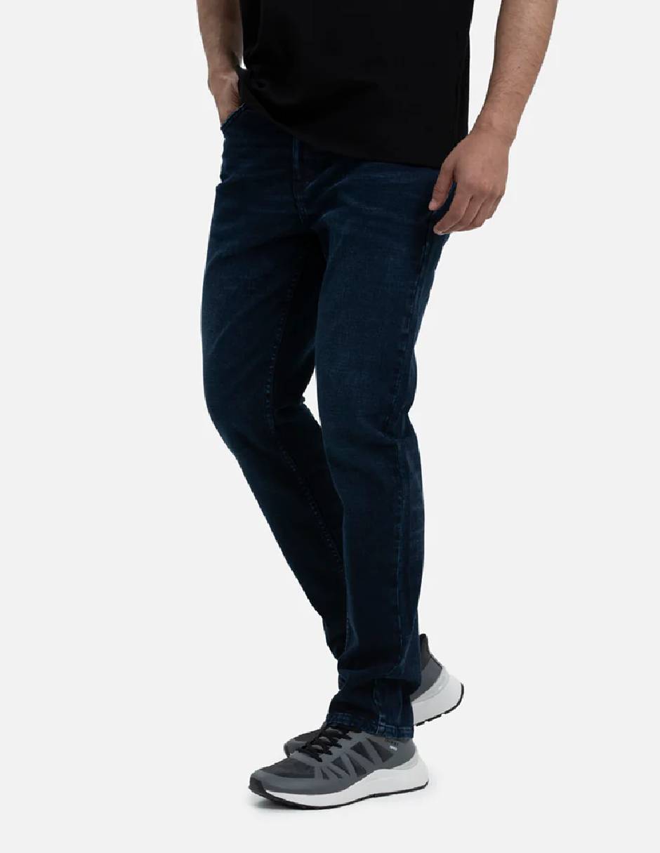 Jeans regular lavado medio para hombre Jeans regular lavado medio para hombre