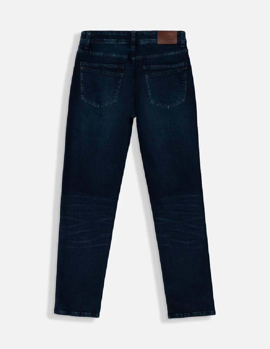 Jeans regular lavado medio para hombre 2