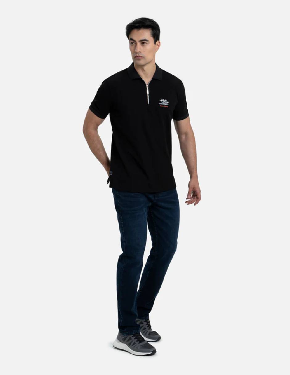 Jeans regular lavado medio para hombre 4