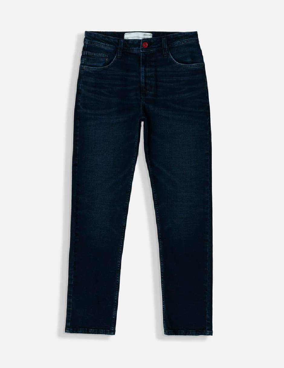 Jeans regular lavado medio para hombre 5