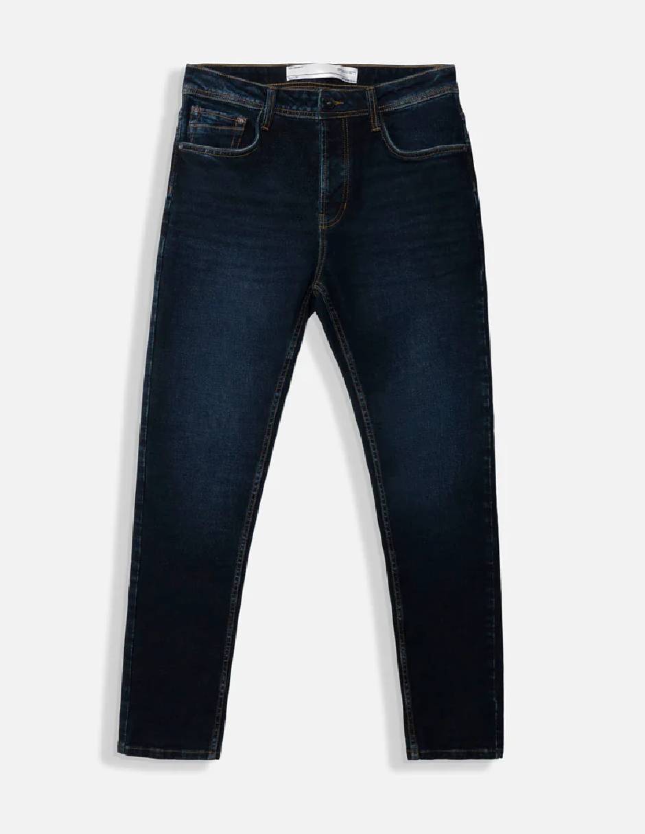 Jeans slim lavado obscuro para hombre 5