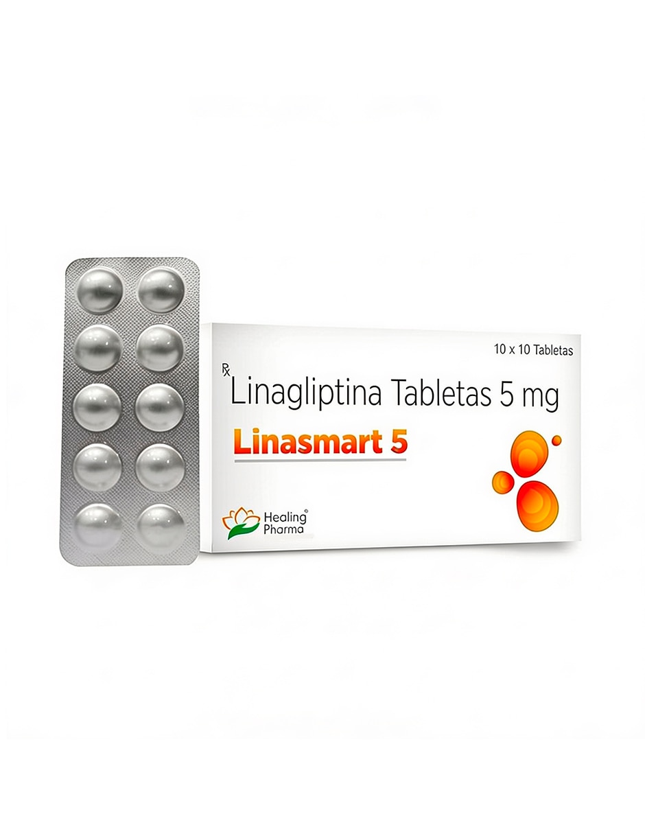 Linagliptina 5mg 100 Tabletas Linasmart 5